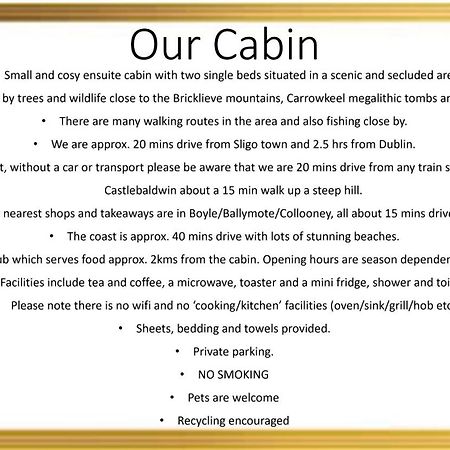 Carrowkeel Cabin Sligo Eksteriør bilde